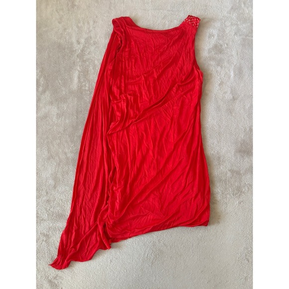Versace for H&M Dresses & Skirts - Versace for H&M One Shoulder Dress Party Cocktail Red Rhinestone Size 6